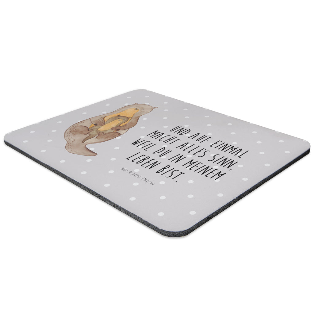 Mauspad Otter mit Kind Mousepad, Computer zubehör, Büroausstattung, PC Zubehör, Arbeitszimmer, Mauspad, Einzigartiges Mauspad, Designer Mauspad, Otter, Fischotter, Seeotter, Otter Seeotter See Otter