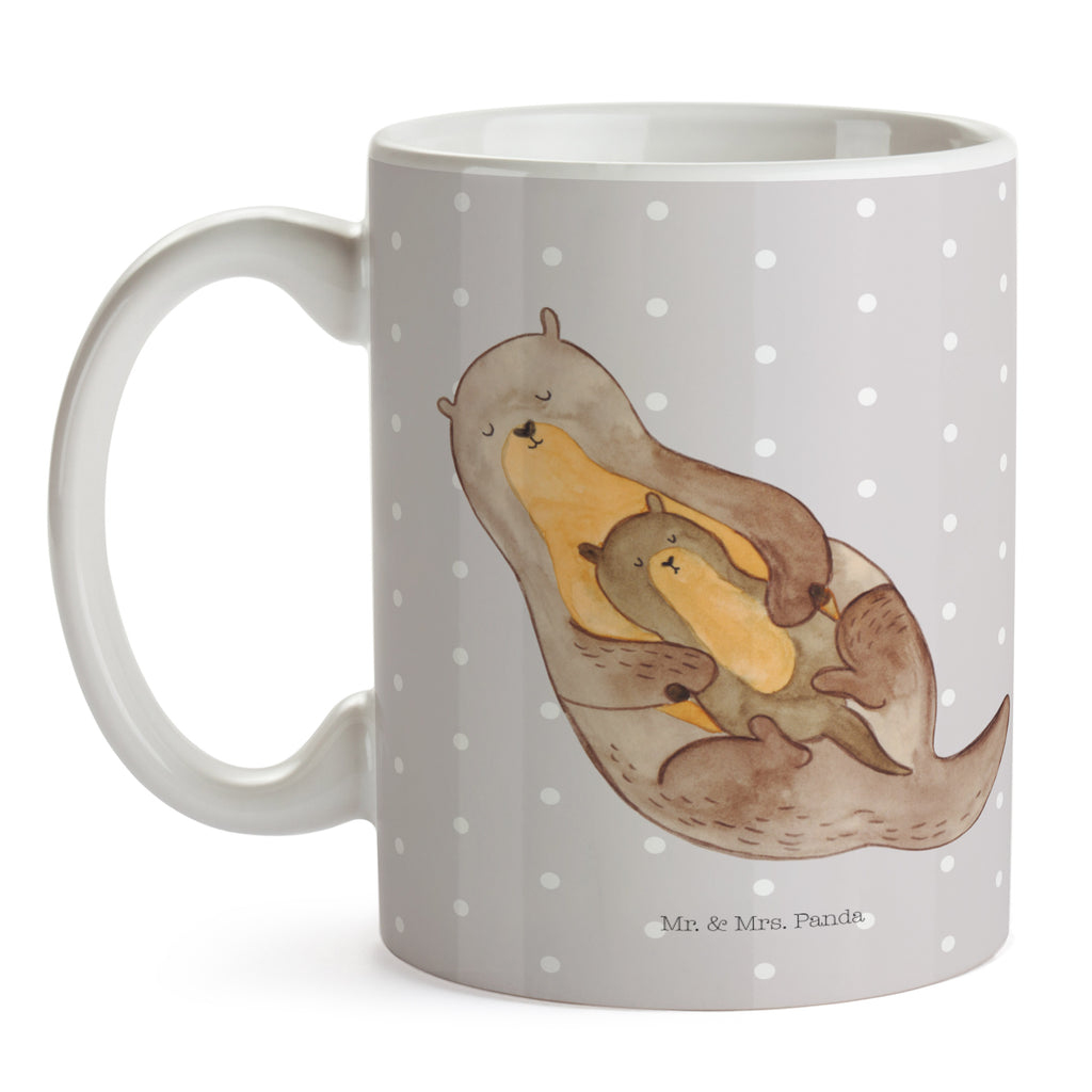 Tasse Otter mit Kind Otter Seeotter See Otter Becher, Kaffeetasse, Kaffeebecher, Tee, Frühstück, Büro  Otter,  Fischotter,  Seeotter