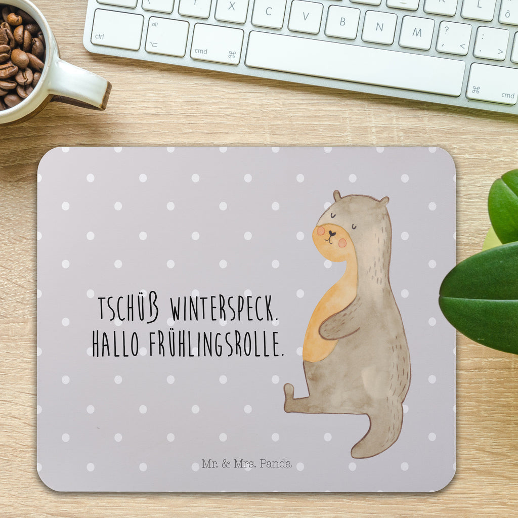 Mauspad Otter Bauch Mousepad, Computer zubehör, Büroausstattung, PC Zubehör, Arbeitszimmer, Mauspad, Einzigartiges Mauspad, Designer Mauspad, Otter, Fischotter, Seeotter, Otter Seeotter See Otter