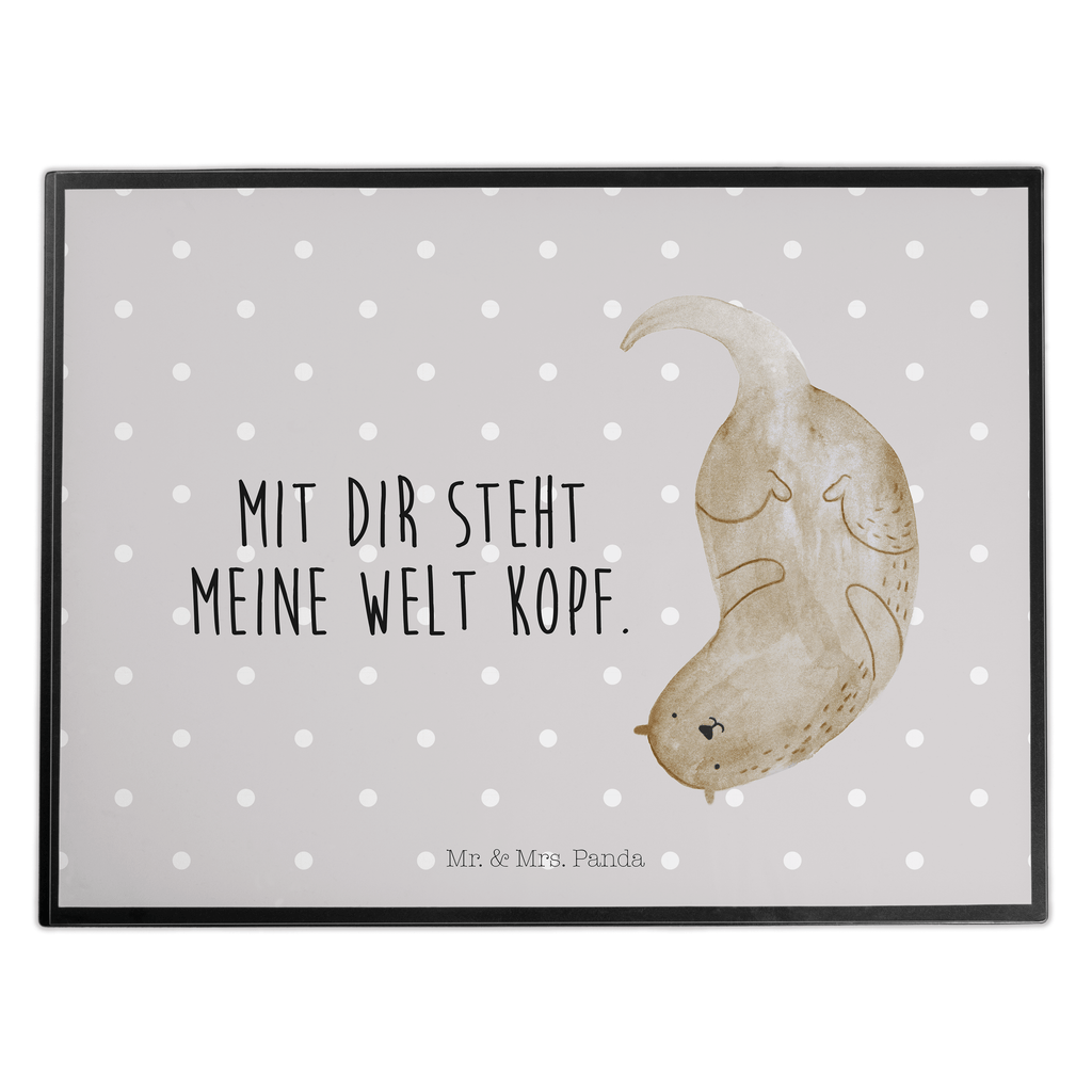 Schreibtischunterlage Otter kopfüber Schreibunterlage, Schreibtischauflage, Bürobedarf, Büroartikel, Schreibwaren, Schreibtisch Unterlagen, Schreibtischunterlage Groß, Otter, Fischotter, Seeotter, Otter Seeotter See Otter
