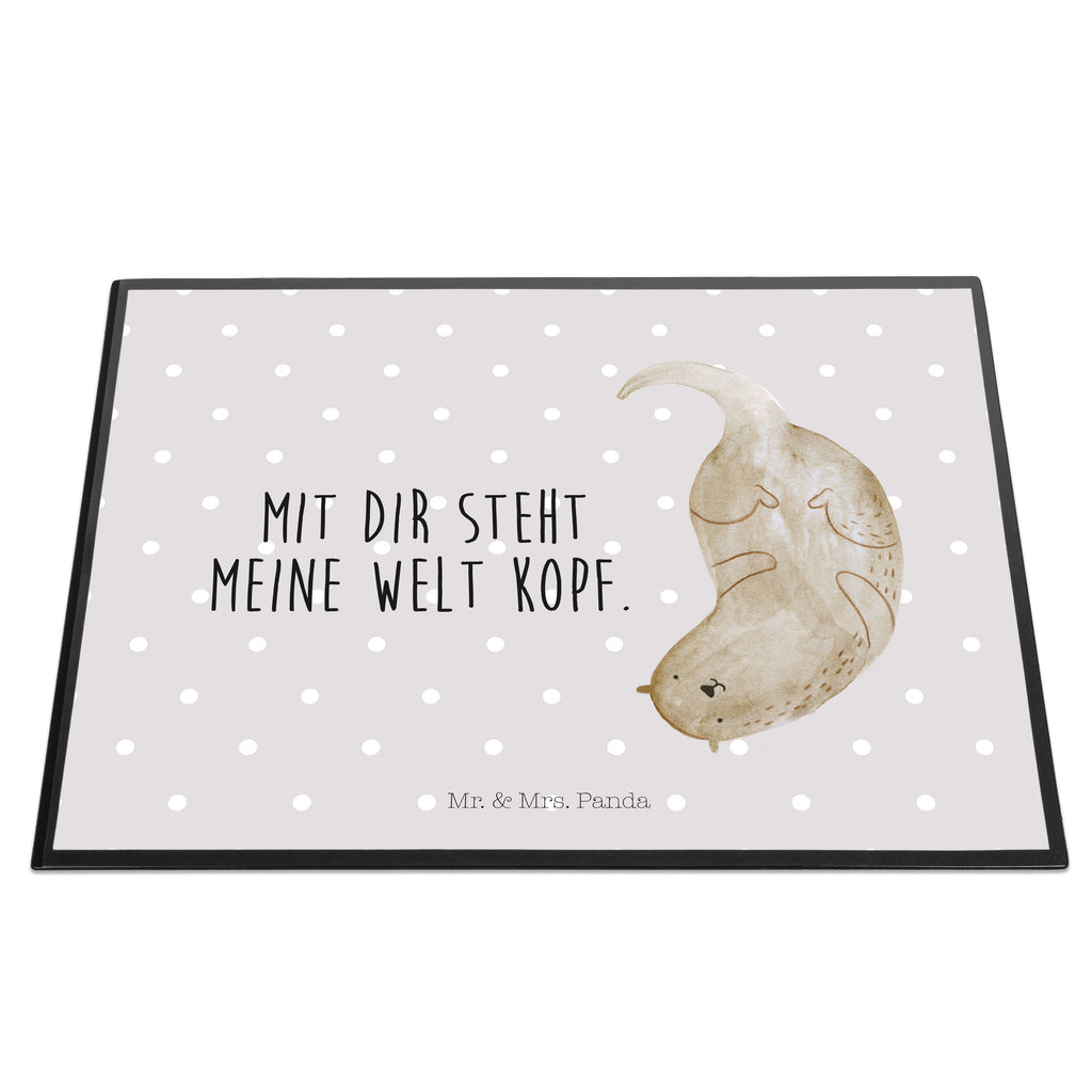 Schreibtischunterlage Otter kopfüber Schreibunterlage, Schreibtischauflage, Bürobedarf, Büroartikel, Schreibwaren, Schreibtisch Unterlagen, Schreibtischunterlage Groß, Otter, Fischotter, Seeotter, Otter Seeotter See Otter