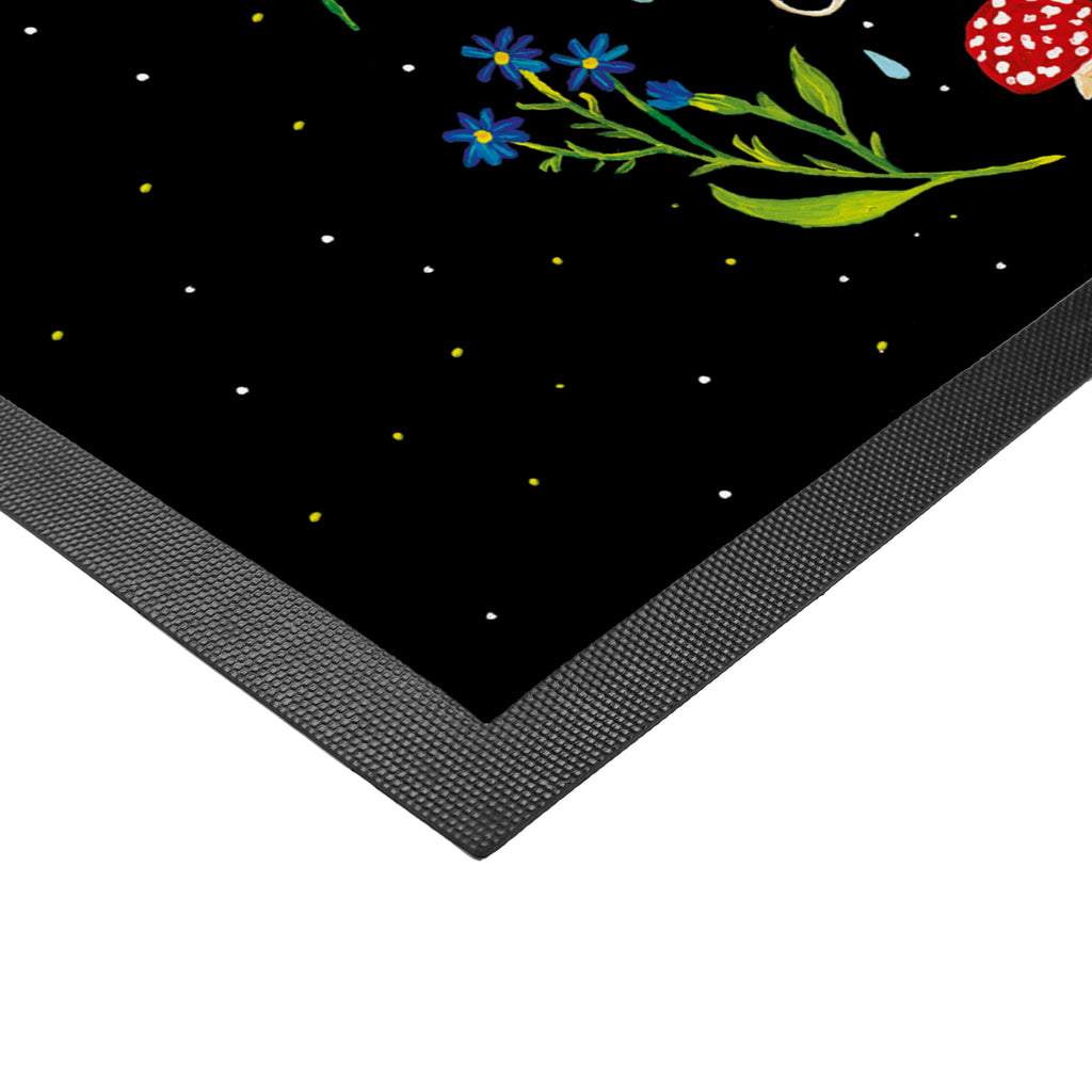 Fußmatte Magische Welt Magische Momente, Spruch schön, Spruch positiv, Motivation, schwarz, magisch, Blumen, Nacht, Weisheit Türvorleger, Schmutzmatte, Fußabtreter, Matte, Schmutzfänger, Fußabstreifer, Schmutzfangmatte, Türmatte, Motivfußmatte,  Haustürmatte, Vorleger  Blumen Deko, Frühlings Deko, Sommer Deko, Dekoration, positive Botschaft, Naturliebhaber, Outdoor, Natur, Abenteuer