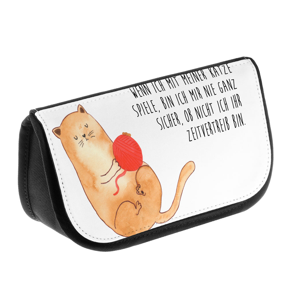 Kosmetiktasche Katzen Wollknäul Kosmetikbeutel, Kulturtasche, Kulturbeutel, Schminktasche, Make-Up Tasche, Katze, Katzenmotiv, Katzenfan, Katzendeko, Katzenfreund, Katzenliebhaber, Katzenprodukte, Katzenartikel, Katzenaccessoires, Katzensouvenirs, Katzenliebhaberprodukte, Katzenmotive, Katzen, Kater, Mietze, Cat, Cats, Katzenhalter, Katzenbesitzerin, Haustier, Wollknäuel, Wolle, Spielen, Spiel, verspielt