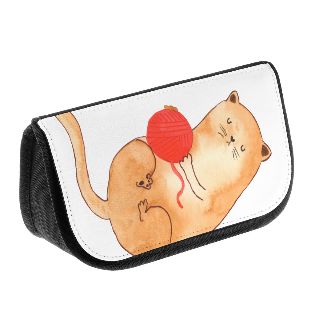 Kosmetiktasche Katzen Wollknäul Kosmetikbeutel, Kulturtasche, Kulturbeutel, Schminktasche, Make-Up Tasche, Katze, Katzenmotiv, Katzenfan, Katzendeko, Katzenfreund, Katzenliebhaber, Katzenprodukte, Katzenartikel, Katzenaccessoires, Katzensouvenirs, Katzenliebhaberprodukte, Katzenmotive, Katzen, Kater, Mietze, Cat, Cats, Katzenhalter, Katzenbesitzerin, Haustier, Wollknäuel, Wolle, Spielen, Spiel, verspielt