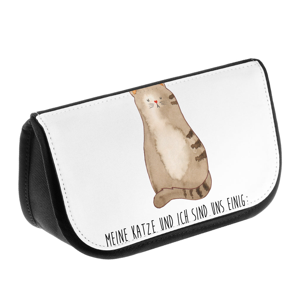 Kosmetiktasche Katze sitzend Kosmetikbeutel, Kulturtasche, Kulturbeutel, Schminktasche, Make-Up Tasche, Katze, Katzenmotiv, Katzenfan, Katzendeko, Katzenfreund, Katzenliebhaber, Katzenprodukte, Katzenartikel, Katzenaccessoires, Katzensouvenirs, Katzenliebhaberprodukte, Katzenmotive, Katzen, Kater, Mietze, Cat, Cats, Katzenhalter, Katzenbesitzerin, Haustier, Katzenliebe, Lebensinhalt, Liebe, Mittelpunkt, Familie