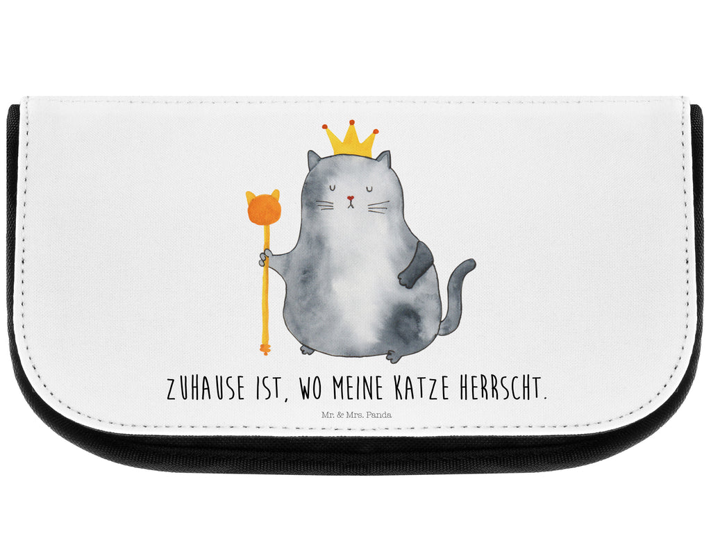 Kosmetiktasche Katzen Koenig Kosmetikbeutel, Kulturtasche, Kulturbeutel, Schminktasche, Make-Up Tasche, Katze, Katzenmotiv, Katzenfan, Katzendeko, Katzenfreund, Katzenliebhaber, Katzenprodukte, Katzenartikel, Katzenaccessoires, Katzensouvenirs, Katzenliebhaberprodukte, Katzenmotive, Katzen, Kater, Mietze, Cat, Cats, Katzenhalter, Katzenbesitzerin, Haustier, König, Königin, Queen, Familie, Mietzhaus, Wohnung, erste eigenen Wohnung, Umzug, Einzug