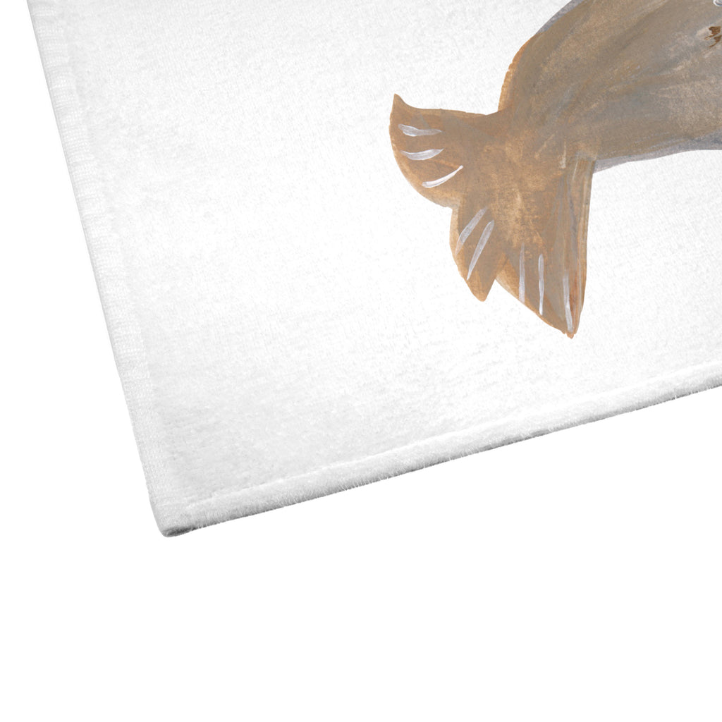 Gäste Handtuch Robbe lachend Gästetuch, Reisehandtuch, Sport Handtuch, Frottier, Kinder Handtuch, Tiermotive, Gute Laune, lustige Sprüche, Tiere, Robbe, Robben, Seehund, Strand, Meerestier, Ostsee, Nordsee