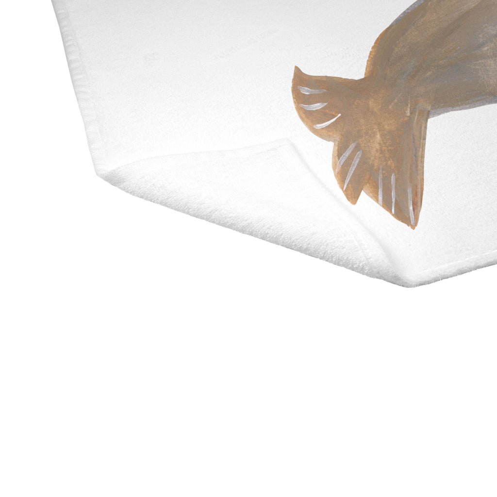 Gäste Handtuch Robbe lachend Gästetuch, Reisehandtuch, Sport Handtuch, Frottier, Kinder Handtuch, Tiermotive, Gute Laune, lustige Sprüche, Tiere, Robbe, Robben, Seehund, Strand, Meerestier, Ostsee, Nordsee