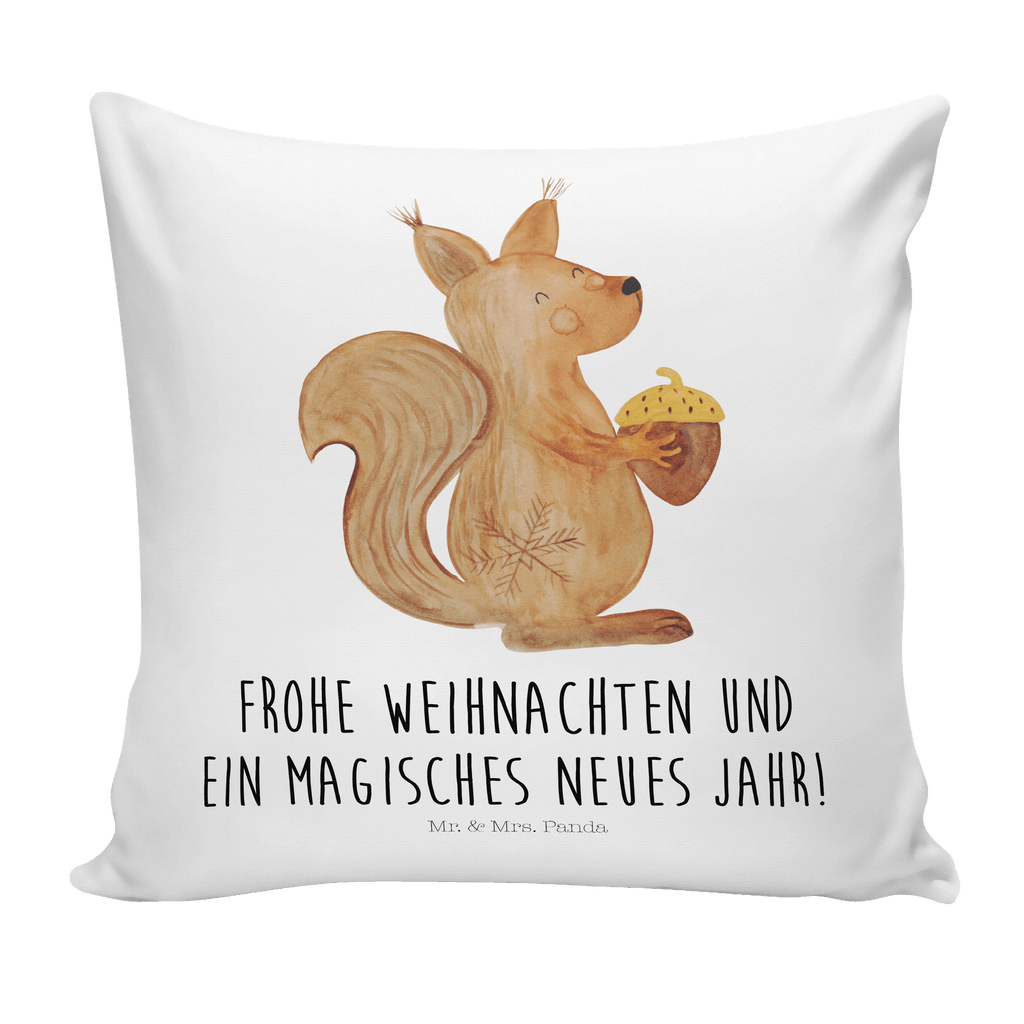 40x40 Kissen Eichhörnchen Weihnachtszeit Kissenhülle, Kopfkissen, Sofakissen, Dekokissen, Motivkissen, Winter, Weihnachten, Weihnachtsdeko, Nikolaus, Advent, Heiligabend, Wintermotiv, Frohe Weihnachten, Frohes neues Jahr, Guten Rutsch, Weihnachtsmotiv, Weihnachtsgruß, Neujahr, Vogel