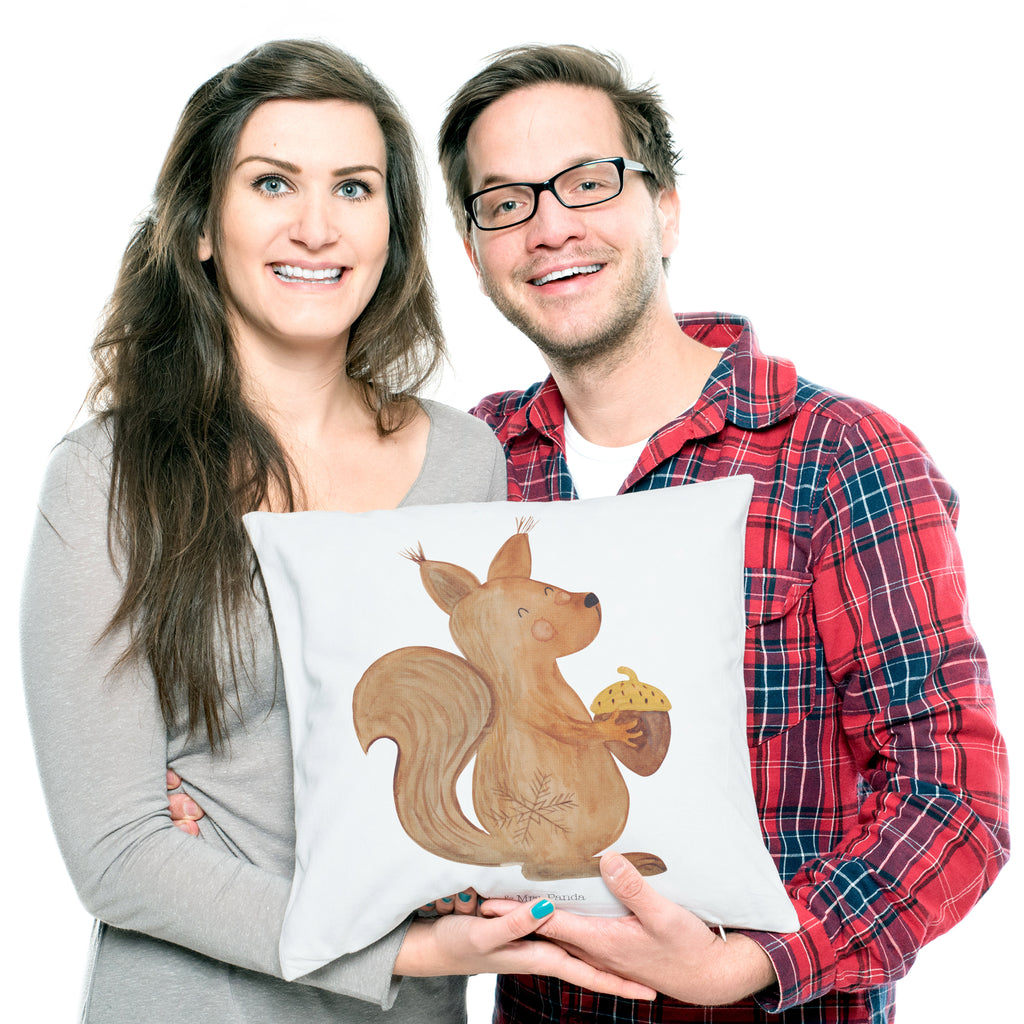 40x40 Kissen Eichhörnchen Weihnachtszeit Kissenhülle, Kopfkissen, Sofakissen, Dekokissen, Motivkissen, Winter, Weihnachten, Weihnachtsdeko, Nikolaus, Advent, Heiligabend, Wintermotiv, Frohe Weihnachten, Frohes neues Jahr, Guten Rutsch, Weihnachtsmotiv, Weihnachtsgruß, Neujahr, Vogel