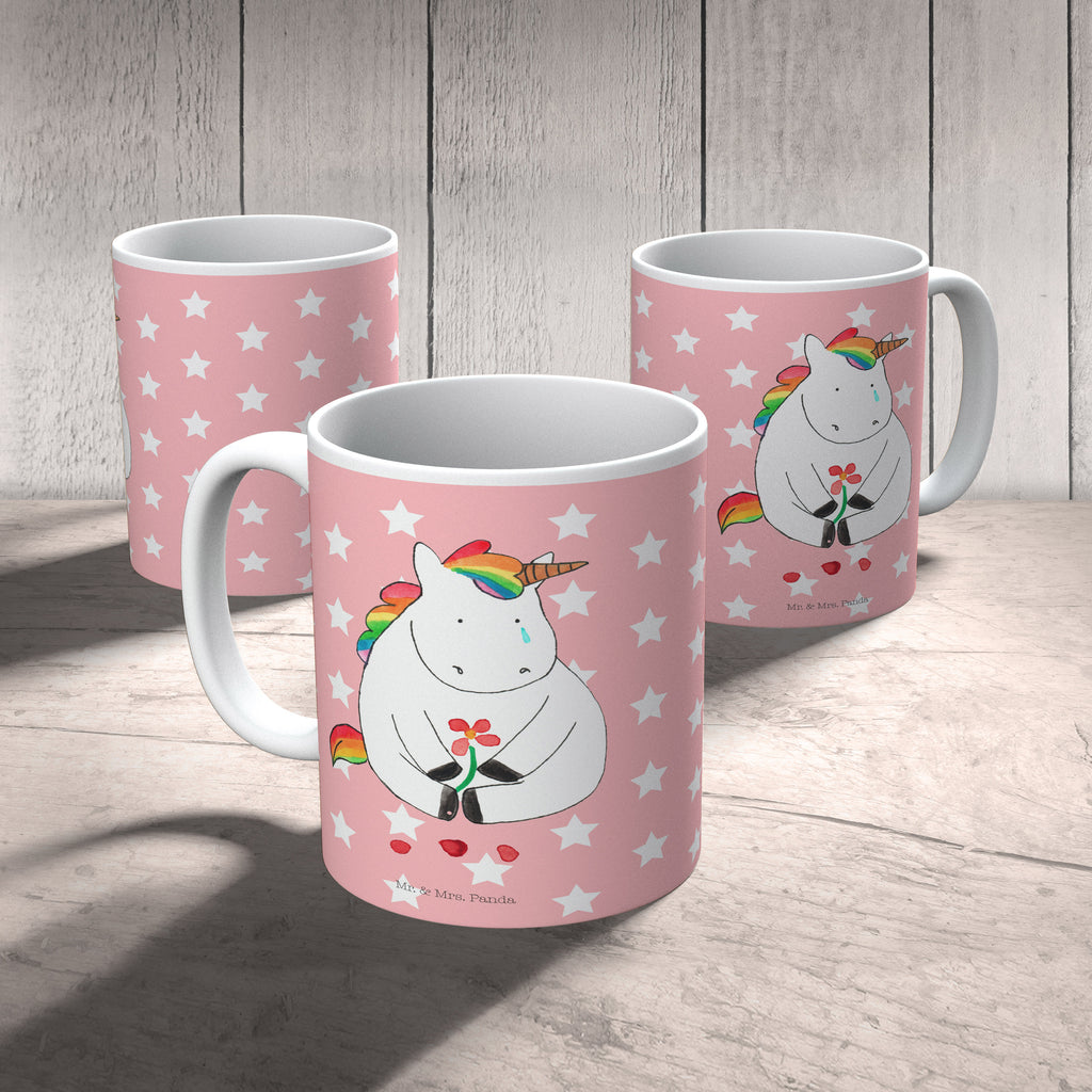 Tasse Einhorn Traurig Einhorn, Einhörner, Glitzer, Trösten. Freundschaft, Freunde, Liebe, Trauer, Grußkarte, Blume  Becher, Kaffeetasse, Kaffeebecher, Tee, Frühstück, Büro  Einhorn, Einhörner, Einhorn Deko, Pegasus, Unicorn