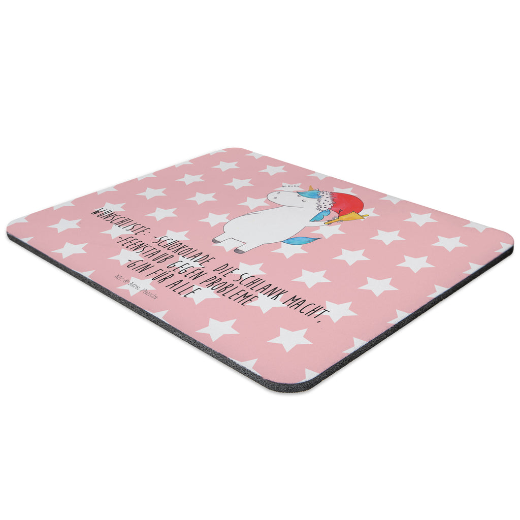 Mauspad Einhorn Weihnachtsmann Mousepad, Computer zubehör, Büroausstattung, PC Zubehör, Arbeitszimmer, Mauspad, Einzigartiges Mauspad, Designer Mauspad, Einhorn, Einhörner, Einhorn Deko, Pegasus, Unicorn, Gin, Schokolade, Schoki, Weihnachten, Weihnachtsmann, Nikolaus, Wunschzettel, Wunschliste, Feenstaub