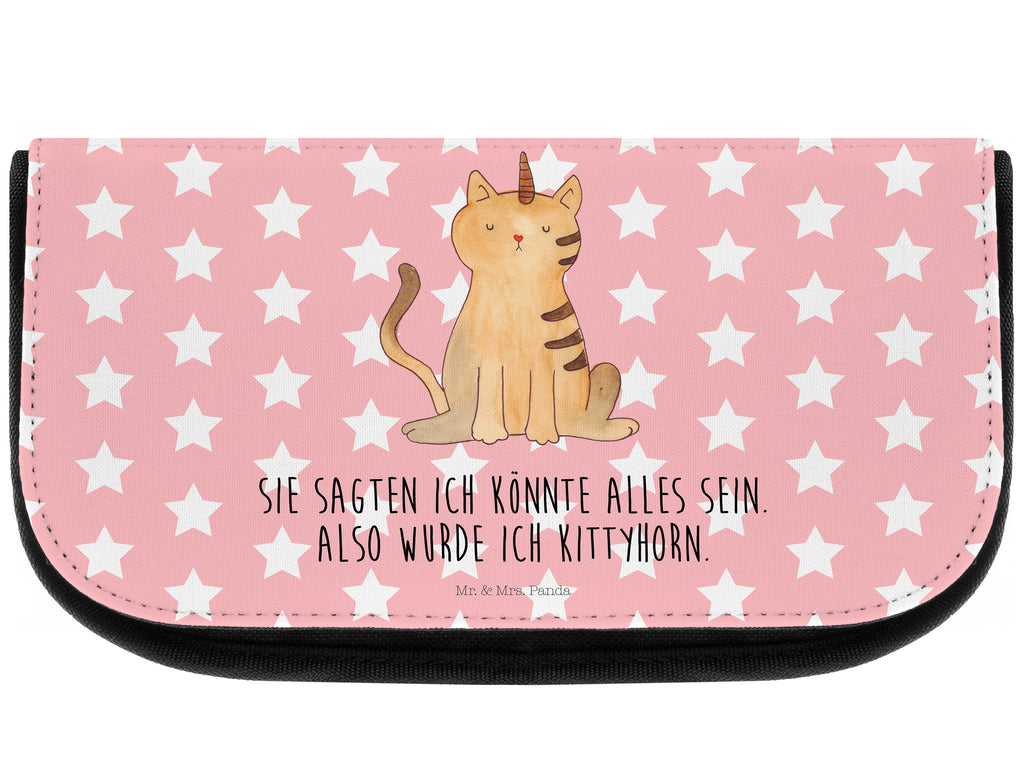 Kosmetiktasche Einhorn Katze Kosmetikbeutel, Kulturtasche, Kulturbeutel, Schminktasche, Make-Up Tasche, Einhorn, Einhörner, Einhorn Deko, Pegasus, Unicorn, Katzer, Mieze, Regenbogen, Glitzer, Einhornpower, Erwachsenwerden, Katze, Katzenhorn, Einhornkatze, Kittyhorn