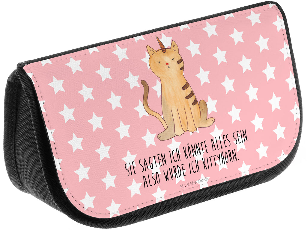 Kosmetiktasche Einhorn Katze Kosmetikbeutel, Kulturtasche, Kulturbeutel, Schminktasche, Make-Up Tasche, Einhorn, Einhörner, Einhorn Deko, Pegasus, Unicorn, Katzer, Mieze, Regenbogen, Glitzer, Einhornpower, Erwachsenwerden, Katze, Katzenhorn, Einhornkatze, Kittyhorn