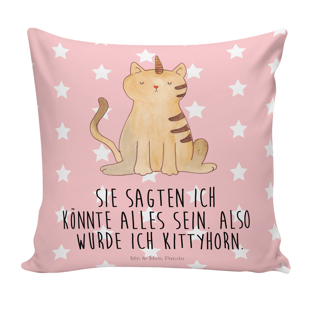 40x40 Kissen Einhorn Katze Kissenhülle, Kopfkissen, Sofakissen, Dekokissen, Motivkissen, Einhorn, Einhörner, Einhorn Deko, Pegasus, Unicorn, Katzer, Mieze, Regenbogen, Glitzer, Einhornpower, Erwachsenwerden, Katze, Katzenhorn, Einhornkatze, Kittyhorn