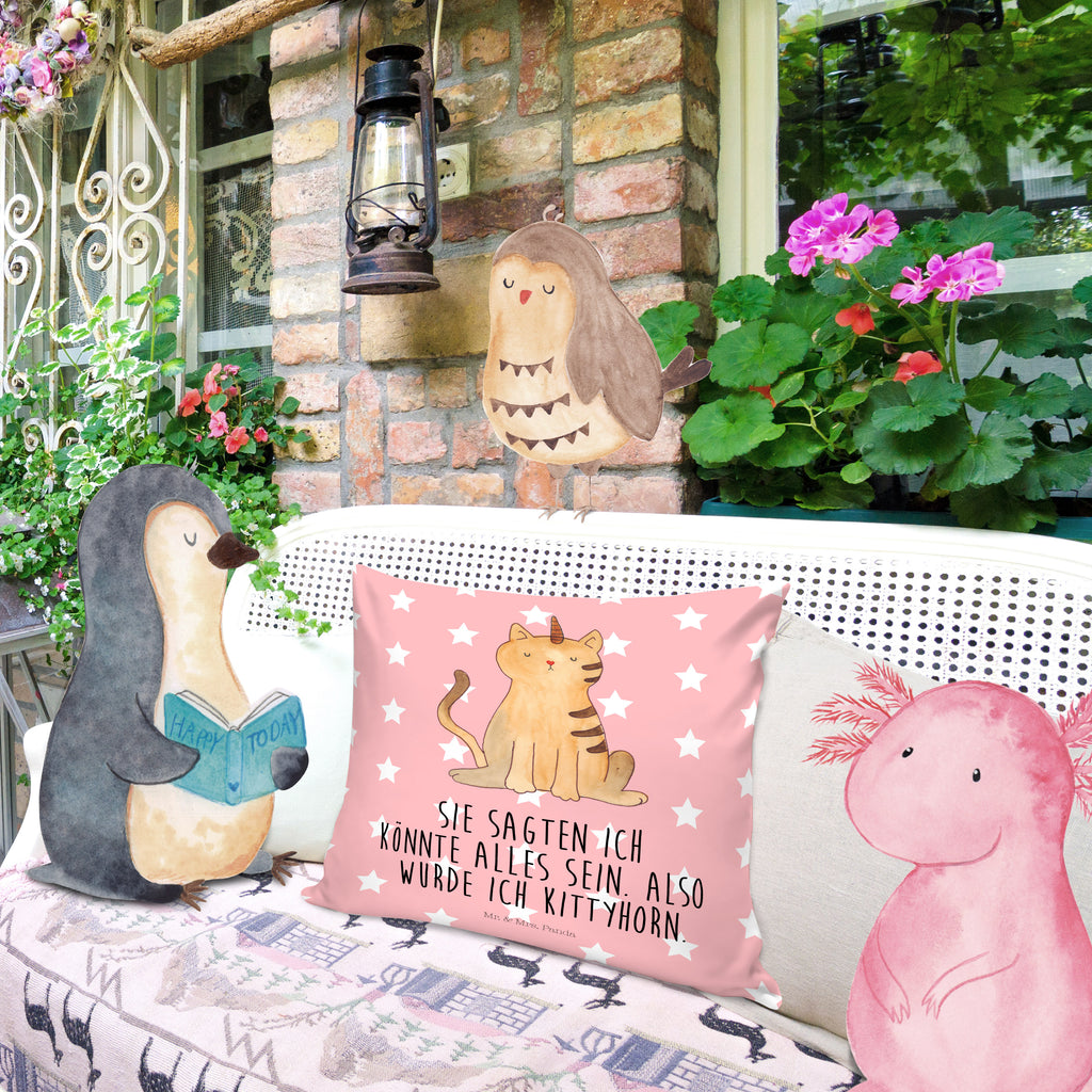 40x40 Kissen Einhorn Katze Kissenhülle, Kopfkissen, Sofakissen, Dekokissen, Motivkissen, Einhorn, Einhörner, Einhorn Deko, Pegasus, Unicorn, Katzer, Mieze, Regenbogen, Glitzer, Einhornpower, Erwachsenwerden, Katze, Katzenhorn, Einhornkatze, Kittyhorn