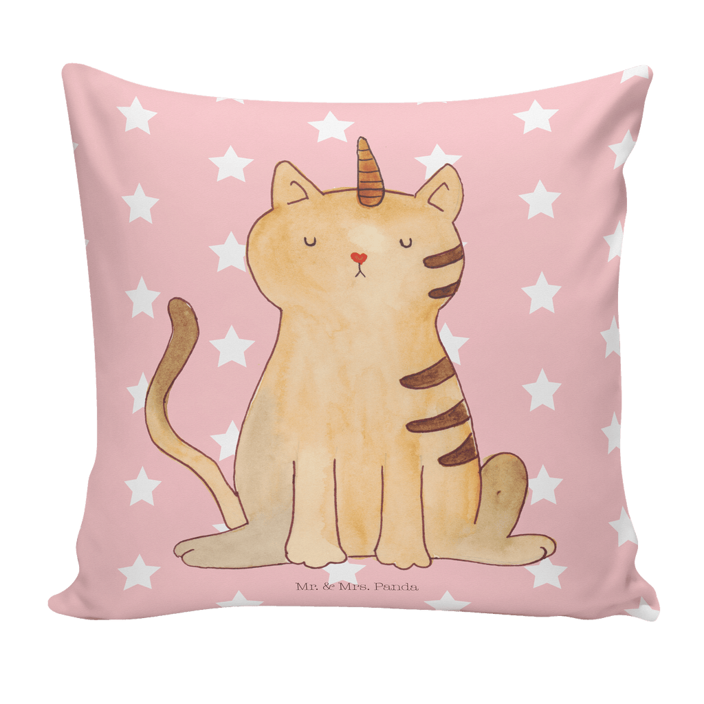 40x40 Kissen Einhorn Katze Kissenhülle, Kopfkissen, Sofakissen, Dekokissen, Motivkissen, Einhorn, Einhörner, Einhorn Deko, Pegasus, Unicorn, Katzer, Mieze, Regenbogen, Glitzer, Einhornpower, Erwachsenwerden, Katze, Katzenhorn, Einhornkatze, Kittyhorn