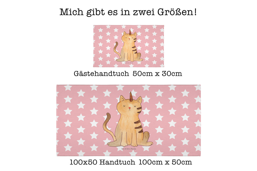 50 x 100 Handtuch Einhorn Katze Handtuch, Badehandtuch, Badezimmer, Handtücher, groß, Kinder, Baby, Einhorn, Einhörner, Einhorn Deko, Pegasus, Unicorn, Katzer, Mieze, Regenbogen, Glitzer, Einhornpower, Erwachsenwerden, Katze, Katzenhorn, Einhornkatze, Kittyhorn