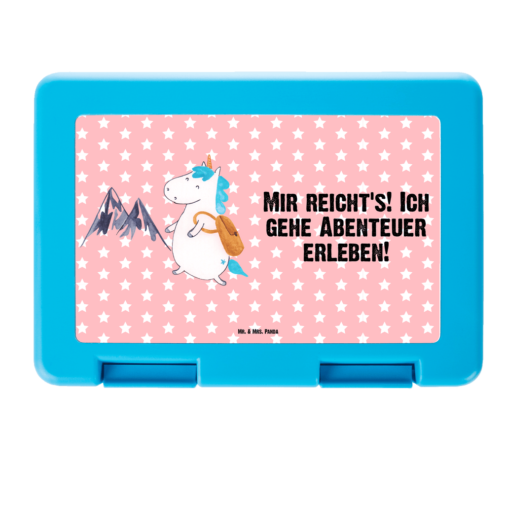 Brotdose Einhorn Bergsteiger Brotbox, Snackbox, Lunch box, Butterbrotdose, Brotzeitbox, Einhorn, Einhörner, Einhorn Deko, Pegasus, Unicorn, Bergsteiger, Abenteuer, Berge, Abenteurer, Weltenbummler, Weltreise, Reisen, Urlaub, Entdecker