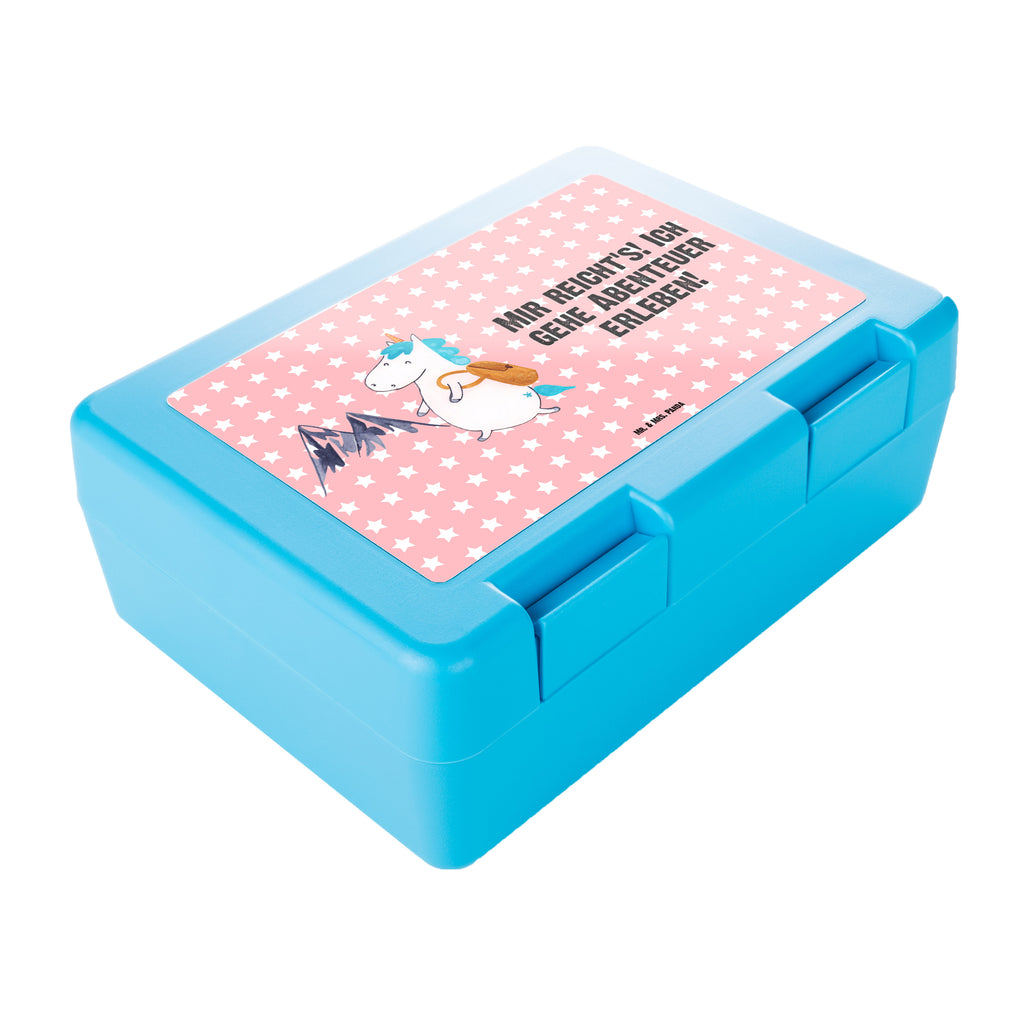 Brotdose Einhorn Bergsteiger Brotbox, Snackbox, Lunch box, Butterbrotdose, Brotzeitbox, Einhorn, Einhörner, Einhorn Deko, Pegasus, Unicorn, Bergsteiger, Abenteuer, Berge, Abenteurer, Weltenbummler, Weltreise, Reisen, Urlaub, Entdecker