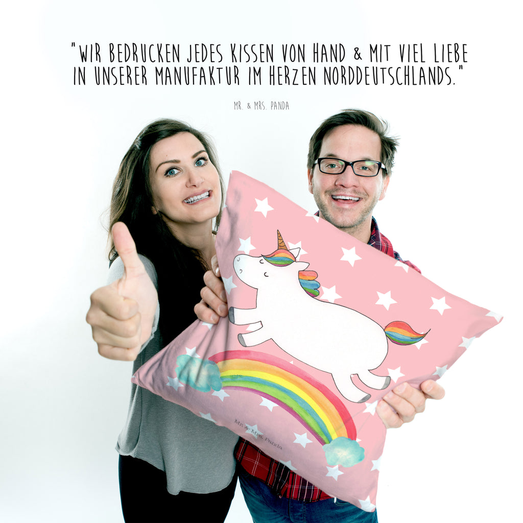 40x40 Kissen Einhorn Regenbogen Kissenhülle, Kopfkissen, Sofakissen, Dekokissen, Motivkissen, Einhorn, Einhörner, Einhorn Deko, Pegasus, Unicorn, Regenbogen, Glitzer, Einhornpower, Erwachsenwerden, Einhornautobahn