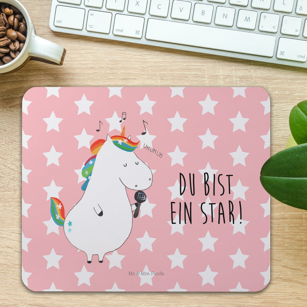 Mauspad Einhorn Sänger Mousepad, Computer zubehör, Büroausstattung, PC Zubehör, Arbeitszimmer, Mauspad, Einzigartiges Mauspad, Designer Mauspad, Einhorn, Einhörner, Einhorn Deko, Pegasus, Unicorn, Glitzer, Konfetti, Party, Geburtstag, Feier, Fest, Disco, Sängerin, Sänger, Freundin