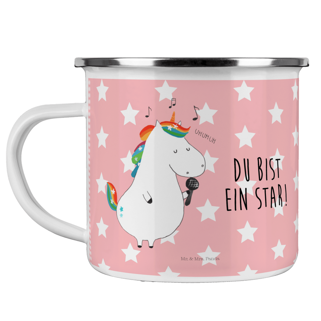 Camping Emaille Tasse Einhorn Sänger Campingtasse, Trinkbecher, Metalltasse, Outdoor Tasse, Emaille Trinkbecher, Blechtasse Outdoor, Emaille Campingbecher, Edelstahl Trinkbecher, Metalltasse für Camping, Kaffee Blechtasse, Camping Tasse Metall, Einhorn, Einhörner, Einhorn Deko, Pegasus, Unicorn, Glitzer, Konfetti, Party, Geburtstag, Feier, Fest, Disco, Sängerin, Sänger, Freundin