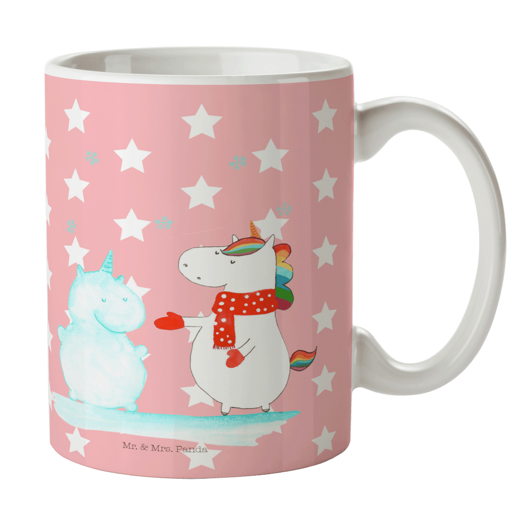 Tasse Einhorn Schneemann Einhorn, Unicorn, Schneemann, Winter, Schnee, Kuchen, Weihnachten, kalt, Mütze, Handschuhe, X-Mas Becher, Kaffeetasse, Kaffeebecher, Tee, Frühstück, Büro  Einhorn, Einhörner, Einhorn Deko, Pegasus, Unicorn