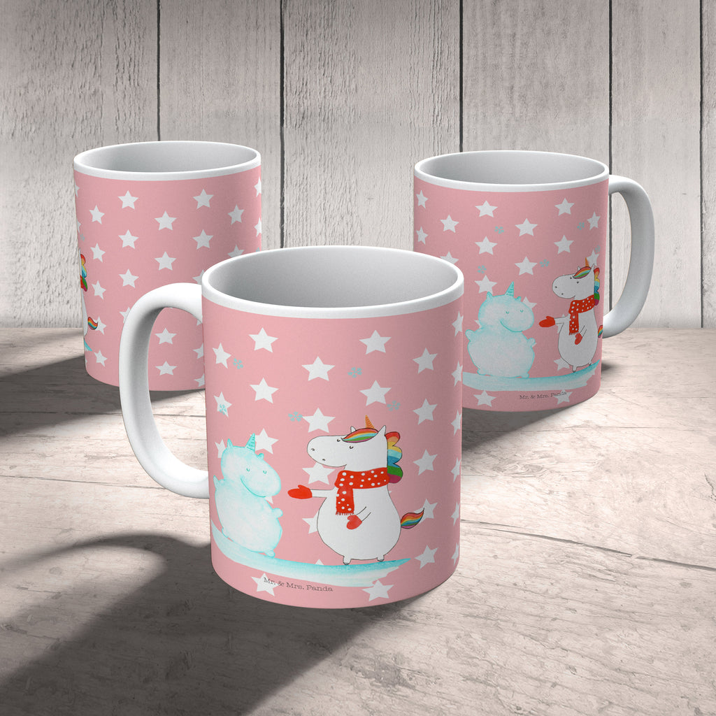 Tasse Einhorn Schneemann Einhorn, Unicorn, Schneemann, Winter, Schnee, Kuchen, Weihnachten, kalt, Mütze, Handschuhe, X-Mas Becher, Kaffeetasse, Kaffeebecher, Tee, Frühstück, Büro  Einhorn, Einhörner, Einhorn Deko, Pegasus, Unicorn