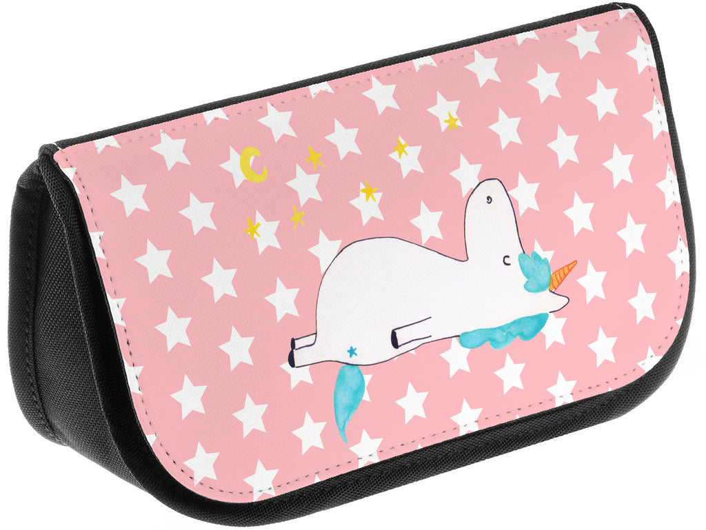 Kosmetiktasche Einhorn Sternenhimmel Kosmetikbeutel, Kulturtasche, Kulturbeutel, Schminktasche, Make-Up Tasche, Einhorn, Einhörner, Einhorn Deko, Pegasus, Unicorn, Sterne, Dachschaden, Verrückt, Sternenhimmel