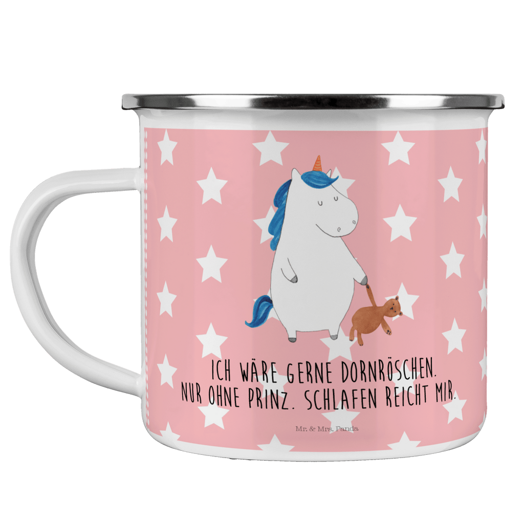Camping Emaille Tasse Einhorn Teddy Campingtasse, Trinkbecher, Metalltasse, Outdoor Tasse, Emaille Trinkbecher, Blechtasse Outdoor, Emaille Campingbecher, Edelstahl Trinkbecher, Metalltasse für Camping, Kaffee Blechtasse, Camping Tasse Metall, Einhorn, Einhörner, Einhorn Deko, Pegasus, Unicorn, schlafen, gute Nacht, Single, Bett, Träumen, Freundin, Singleleben