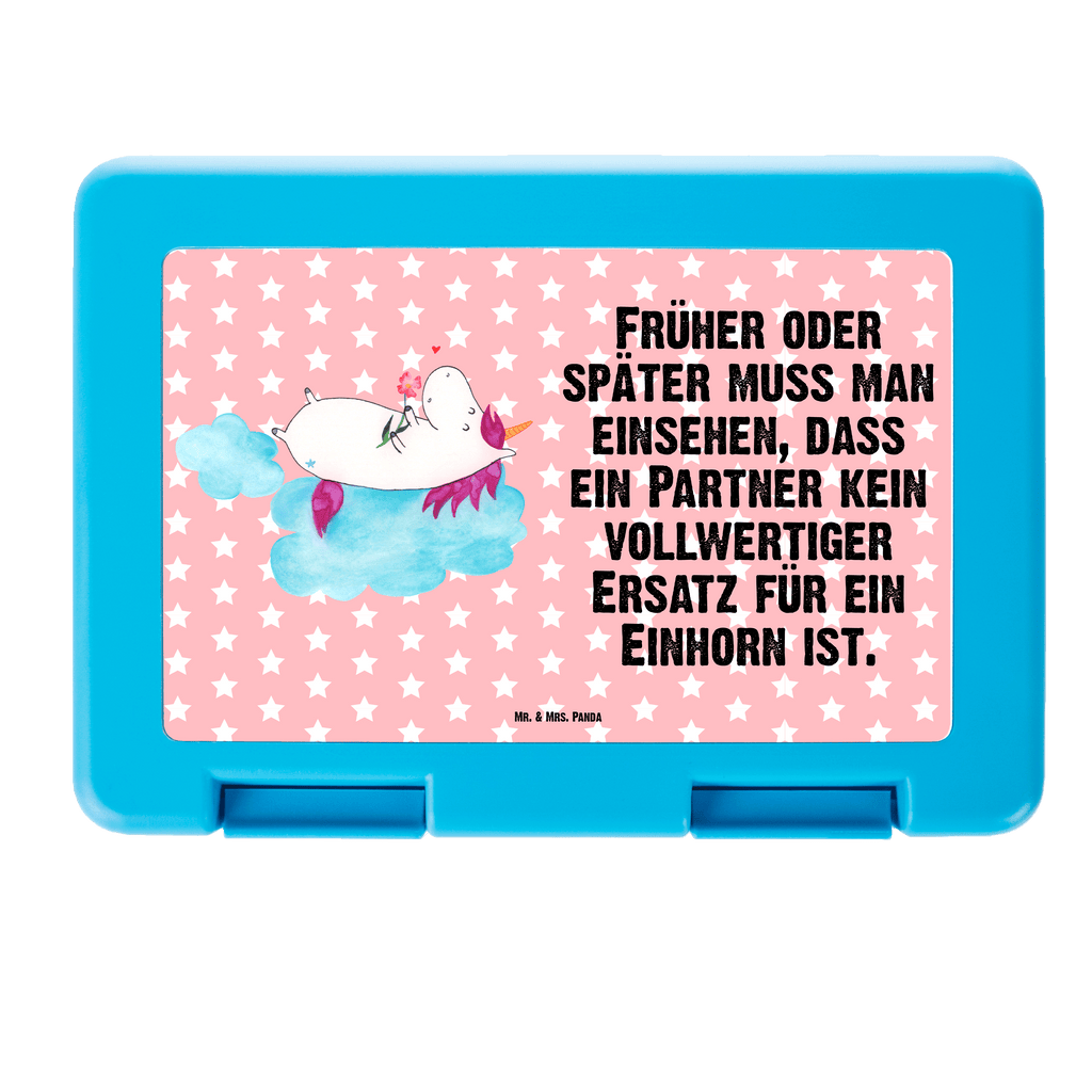 Brotdose Einhorn verliebt auf Wolke Brotbox, Snackbox, Lunch box, Butterbrotdose, Brotzeitbox, Einhorn, Einhörner, Einhorn Deko, Pegasus, Unicorn, verliebt, Liebe, Liebesbeweis, Freundin, Wolke
