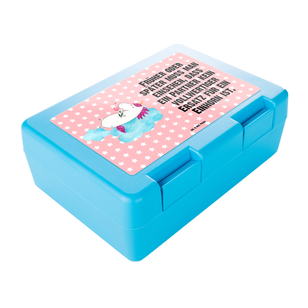 Brotdose Einhorn verliebt auf Wolke Brotbox, Snackbox, Lunch box, Butterbrotdose, Brotzeitbox, Einhorn, Einhörner, Einhorn Deko, Pegasus, Unicorn, verliebt, Liebe, Liebesbeweis, Freundin, Wolke