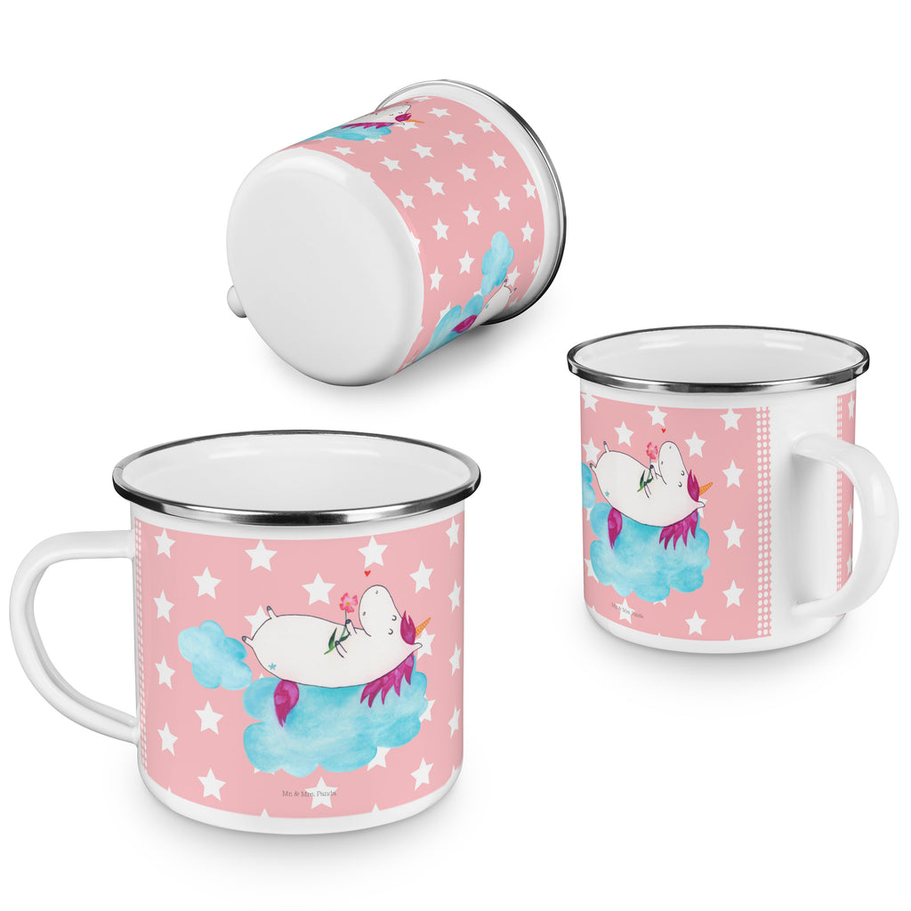 Camping Emaille Tasse Einhorn verliebt auf Wolke Campingtasse, Trinkbecher, Metalltasse, Outdoor Tasse, Emaille Trinkbecher, Blechtasse Outdoor, Emaille Campingbecher, Edelstahl Trinkbecher, Metalltasse für Camping, Kaffee Blechtasse, Camping Tasse Metall, Einhorn, Einhörner, Einhorn Deko, Pegasus, Unicorn, verliebt, Liebe, Liebesbeweis, Freundin, Wolke