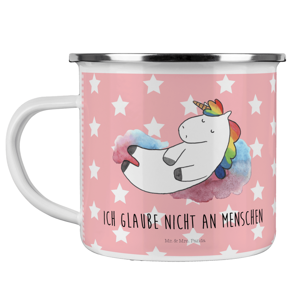 Camping Emaille Tasse Einhorn Wolke 7 Campingtasse, Trinkbecher, Metalltasse, Outdoor Tasse, Emaille Trinkbecher, Blechtasse Outdoor, Emaille Campingbecher, Edelstahl Trinkbecher, Metalltasse für Camping, Kaffee Blechtasse, Camping Tasse Metall, Einhorn, Einhörner, Einhorn Deko, Pegasus, Unicorn, verliebt, Menschen, witzig, lustig, Geschenk, Glaube, Realität, Lächeln