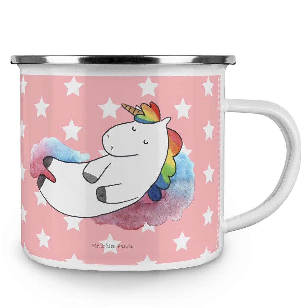 Camping Emaille Tasse Einhorn Wolke 7 Campingtasse, Trinkbecher, Metalltasse, Outdoor Tasse, Emaille Trinkbecher, Blechtasse Outdoor, Emaille Campingbecher, Edelstahl Trinkbecher, Metalltasse für Camping, Kaffee Blechtasse, Camping Tasse Metall, Einhorn, Einhörner, Einhorn Deko, Pegasus, Unicorn, verliebt, Menschen, witzig, lustig, Geschenk, Glaube, Realität, Lächeln