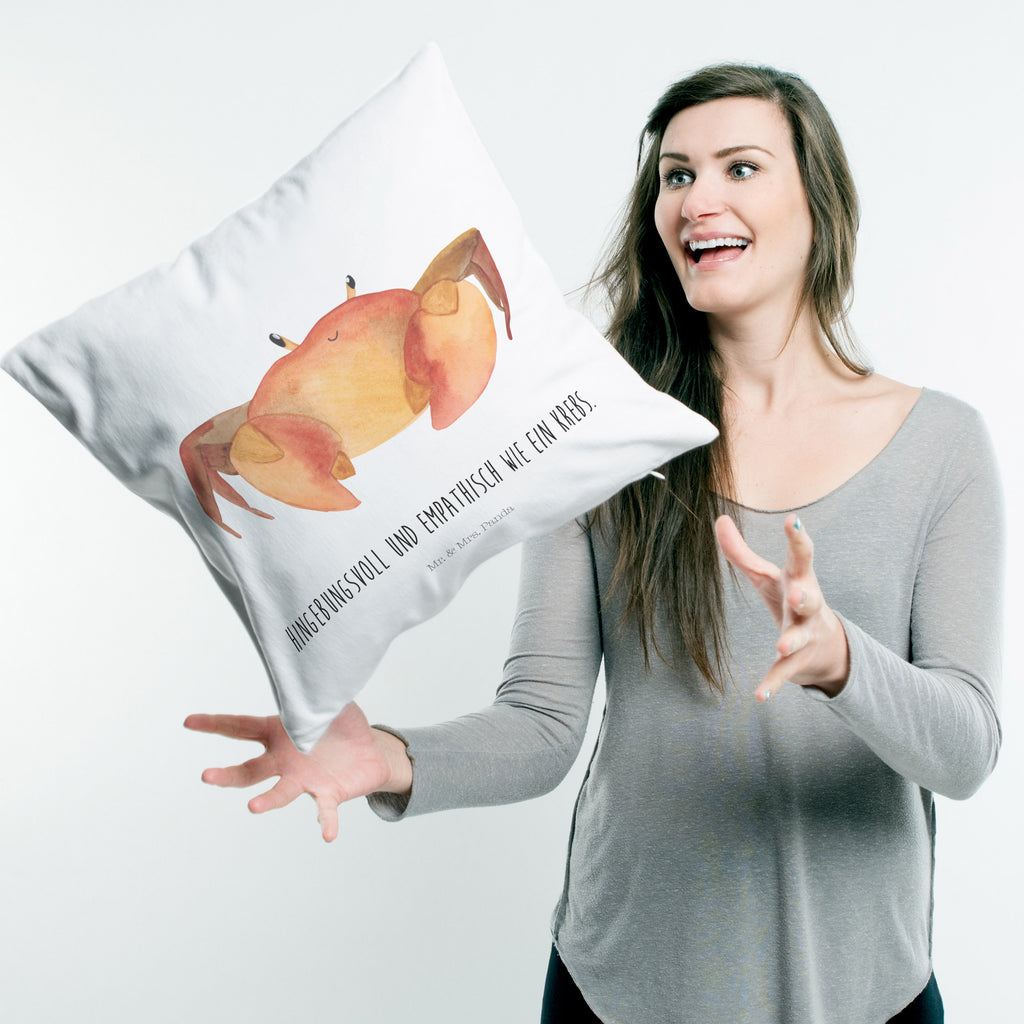 40x40 Kissen Sternzeichen Krebs Kissenhülle, Kopfkissen, Sofakissen, Dekokissen, Motivkissen, Tierkreiszeichen, Sternzeichen, Horoskop, Astrologie, Aszendent, Krebse, Krebs Geschenk, Krebs Sternzeichen, Geschenk Juni, Geschenk Juli, Geburtstag Juni, Geburtstag Juli, Krabbe, Meerestier, Geschenk Meer