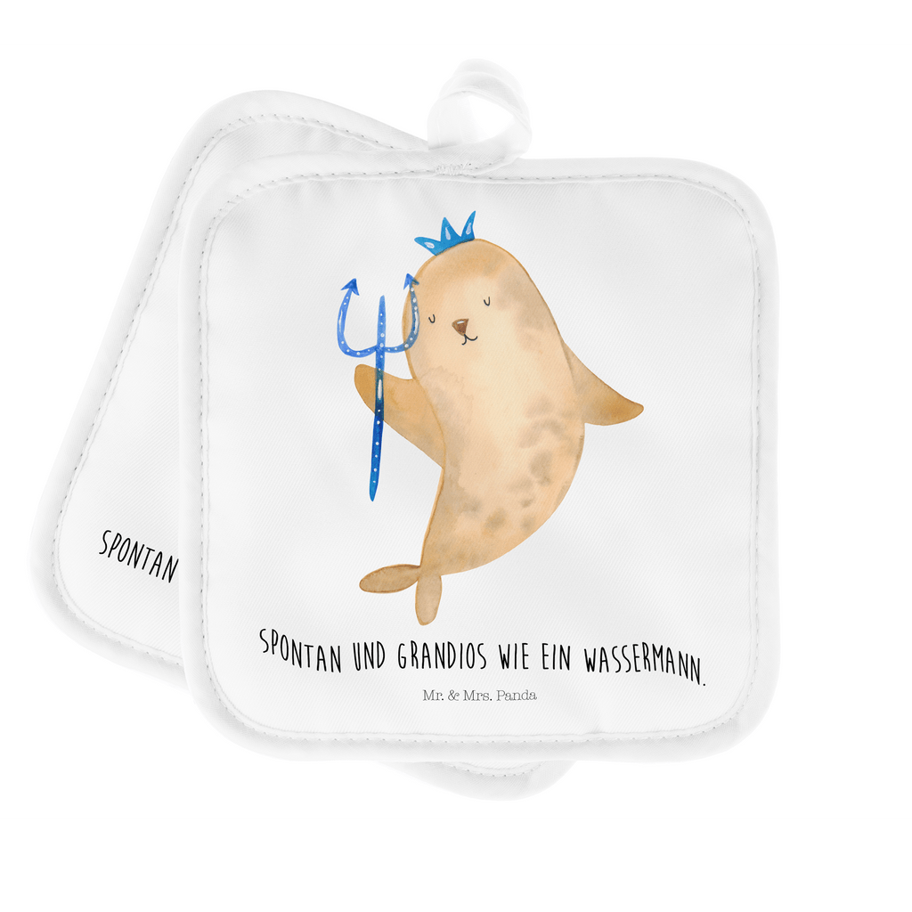 2er Set Topflappen  Sternzeichen Wassermann Topflappen, Topfuntersetzer, Ofenhandschuh, Topflappen Set, Topflappen lustig, Topflappen mit Spruch, Tierkreiszeichen, Sternzeichen, Horoskop, Astrologie, Aszendent, Meermann, Nix, Wassermann Geschenk, Wassermann Sternzeichen, Geschenk Januar, Geschenk Februar, Geburtstag Januar, Geburtstag Februar, Meer Geschenk
