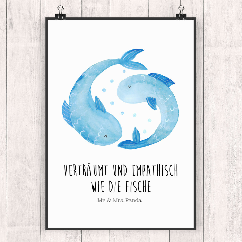 Poster Sternzeichen Fische Poster, Wandposter, Bild, Wanddeko, Küchenposter, Kinderposter, Wanddeko Bild, Raumdekoration, Wanddekoration, Handgemaltes Poster, Mr. & Mrs. Panda Poster, Designposter, Kunstdruck, Posterdruck, Tierkreiszeichen, Sternzeichen, Horoskop, Astrologie, Aszendent, Fisch, Fische Geschenk, Fische Sternzeichen, Fische Sternbild, Geschenk Februar, Geschenk März, Geburtstag Februar, Geburtstag März