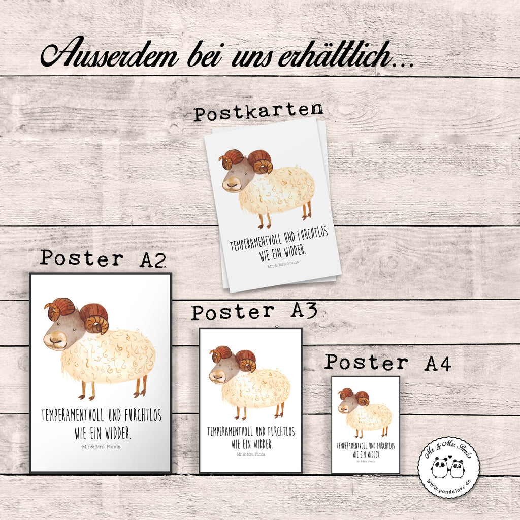 Poster Sternzeichen Widder Poster, Wandposter, Bild, Wanddeko, Küchenposter, Kinderposter, Wanddeko Bild, Raumdekoration, Wanddekoration, Handgemaltes Poster, Mr. & Mrs. Panda Poster, Designposter, Kunstdruck, Posterdruck, Tierkreiszeichen, Sternzeichen, Horoskop, Astrologie, Aszendent, Widder Geschenk, Widder Sternzeichen, Geschenk März, Geschenk April, Geburtstag März, Geburtstag April, Bock, Schafbock