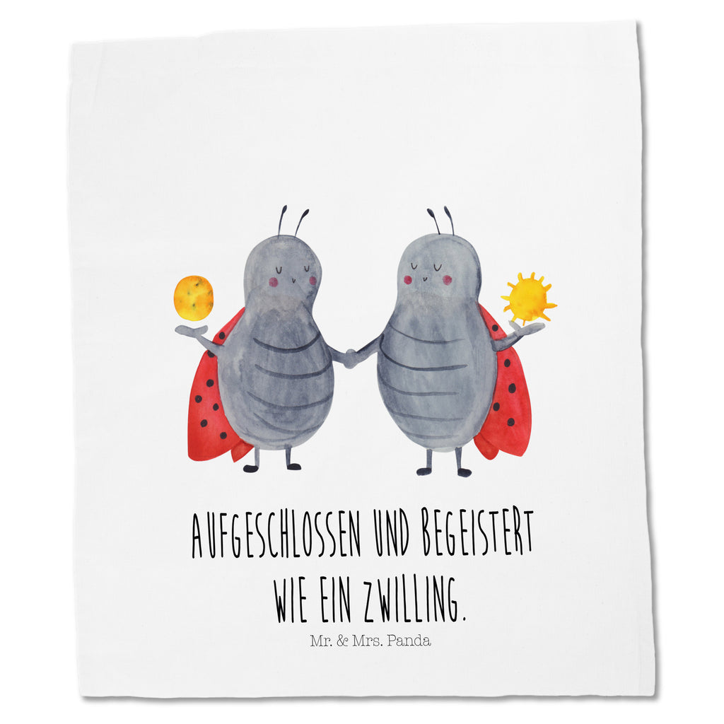 Tragetasche Sternzeichen Zwilling Beuteltasche, Beutel, Einkaufstasche, Jutebeutel, Stoffbeutel, Tierkreiszeichen, Sternzeichen, Horoskop, Astrologie, Aszendent, Zwillinge, Zwilling Geschenk, Zwilling Sternzeichen, Geburtstag Mai, Geschenk Mai, Geschenk Juni, Marienkäfer, Glückskäfer, Zwillingsbruder, Zwillingsschwester