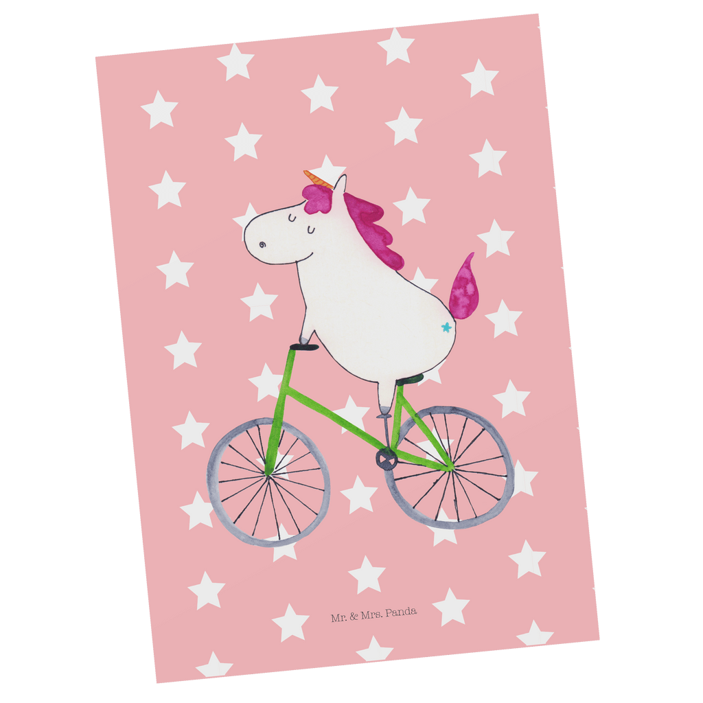 Postkarte Einhorn Radfahrer Geschenkkarte, Grußkarte, Karte, Einladung, Ansichtskarte, Geburtstagskarte, Einladungskarte, Einhorn, Einhörner, Einhorn Deko, Pegasus, Unicorn, Radfahren, Radfahrer, Rad, Bike, Feenstaub, Konfetti, Luxusproblem, Kummer, Liebeskummer