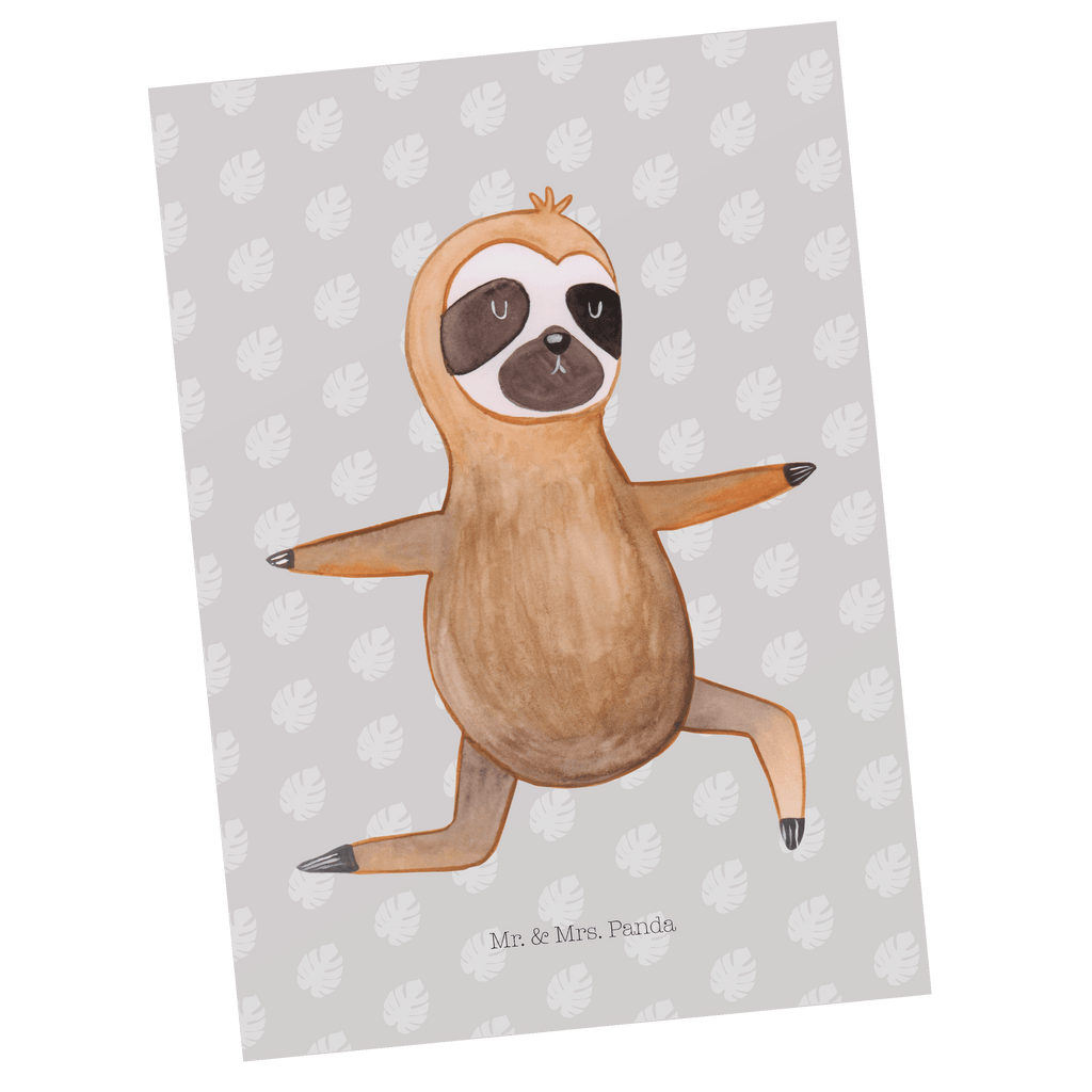 Postkarte Faultier  Yoga Geschenkkarte, Grußkarte, Karte, Einladung, Ansichtskarte, Geburtstagskarte, Einladungskarte, Dankeskarte, Faultier, Faultier Geschenk, Faultier Deko, Faultiere, faul, Lieblingstier, Yoga, Namaste, Krieger, Yogaübungen, Meditation, Atmung, Gelassenheit, Entspannung