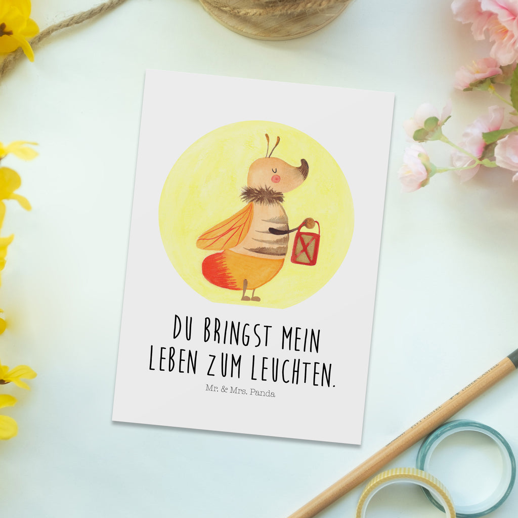 Postkarte Glühwürmchen Geschenkkarte, Grußkarte, Karte, Einladung, Ansichtskarte, Geburtstagskarte, Einladungskarte, Tiermotive, Gute Laune, lustige Sprüche, Tiere, Glühwürmchen, Glühwurm, Falter, Liebe, Leuchten, magisch, Liebesbeweis, Lieblingsmensch, Verlobung, Heiratsantrag, Jahrestag, Liebesspruch