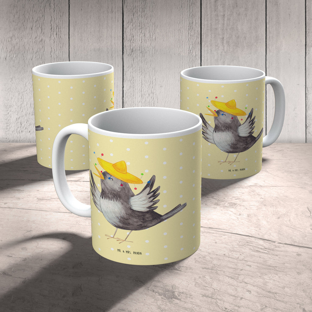 Tasse Rabe mit Sombrero