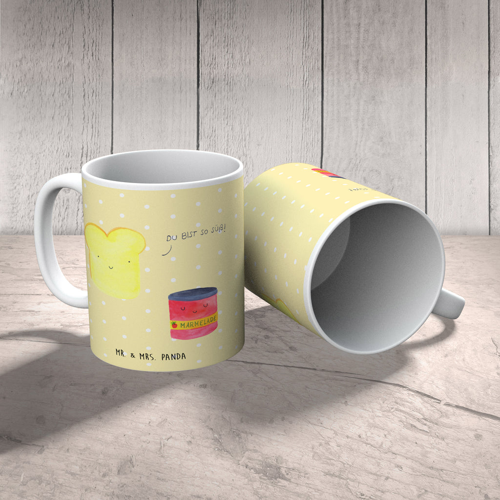 Tasse Toast & Marmelade Toast , Marmelade, Dreamteam, süße Postkarte, süß, Küche Deko, Küche Spruch, Frühstück Einladung, Brot, Toastbrot, Becher, Kaffeetasse, Kaffeebecher, Tee, Frühstück, Büro  süße Tiermotive, gute Laune, lustige Sprüche, Tiere