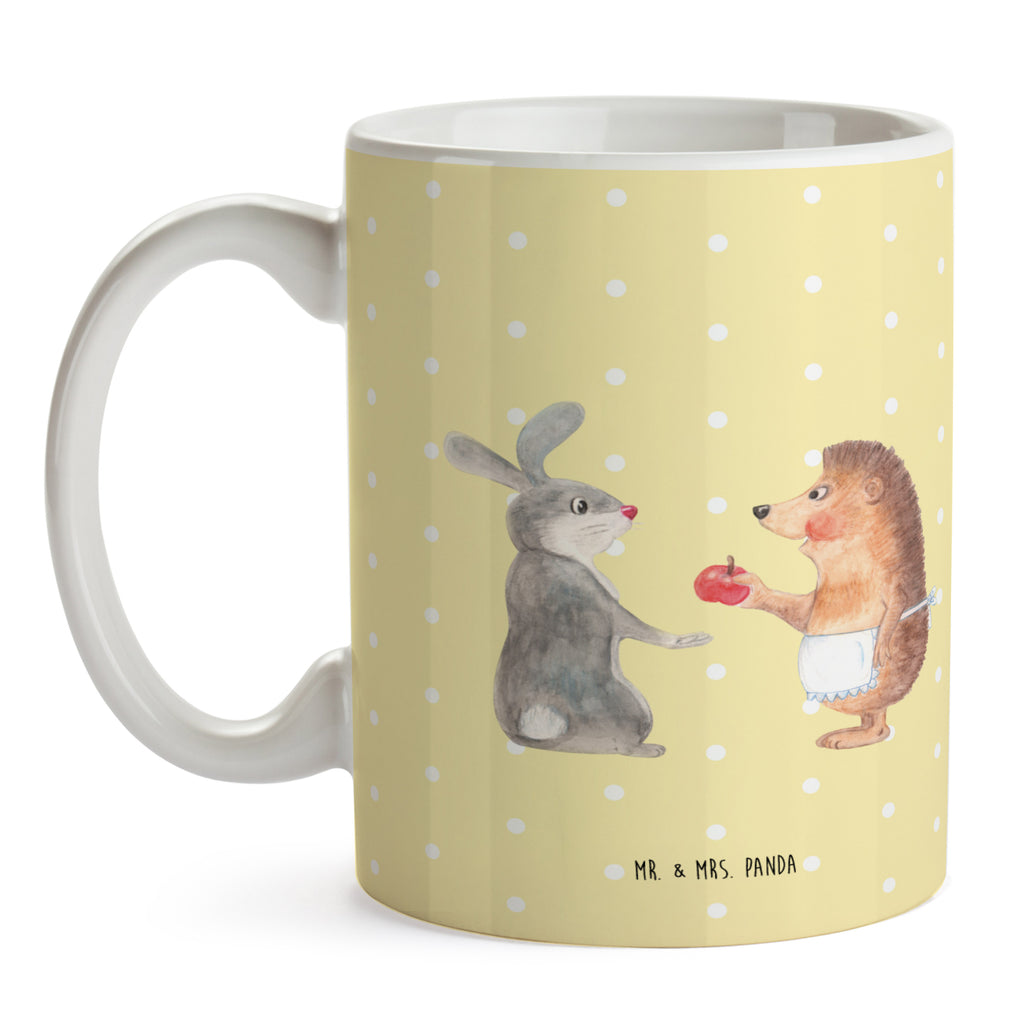 Tasse Liebe ist nie ohne Schmerz Igel und Hase, Igel, Hase, Liebe Spruch, Liebeskummer Geschenk, Herzschmerz, Trösten, Trennungsschmerz, Spruch romantisch Becher, Kaffeetasse, Kaffeebecher, Tee, Frühstück, Büro  süße Tiermotive, gute Laune, lustige Sprüche, Tiere