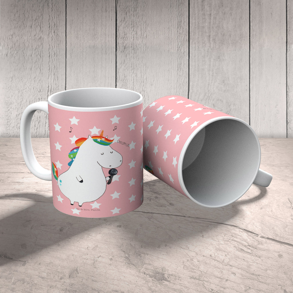Tasse Einhorn Sänger Einhörner, Unicorn, Einhorn, Glitzer, Konfetti, Party, Geburtstag, Feier, Fest, Disco, Sängerin, Sänger, Freundin,  Becher, Kaffeetasse, Kaffeebecher, Tee, Frühstück, Büro  Einhorn, Einhörner, Einhorn Deko, Pegasus, Unicorn