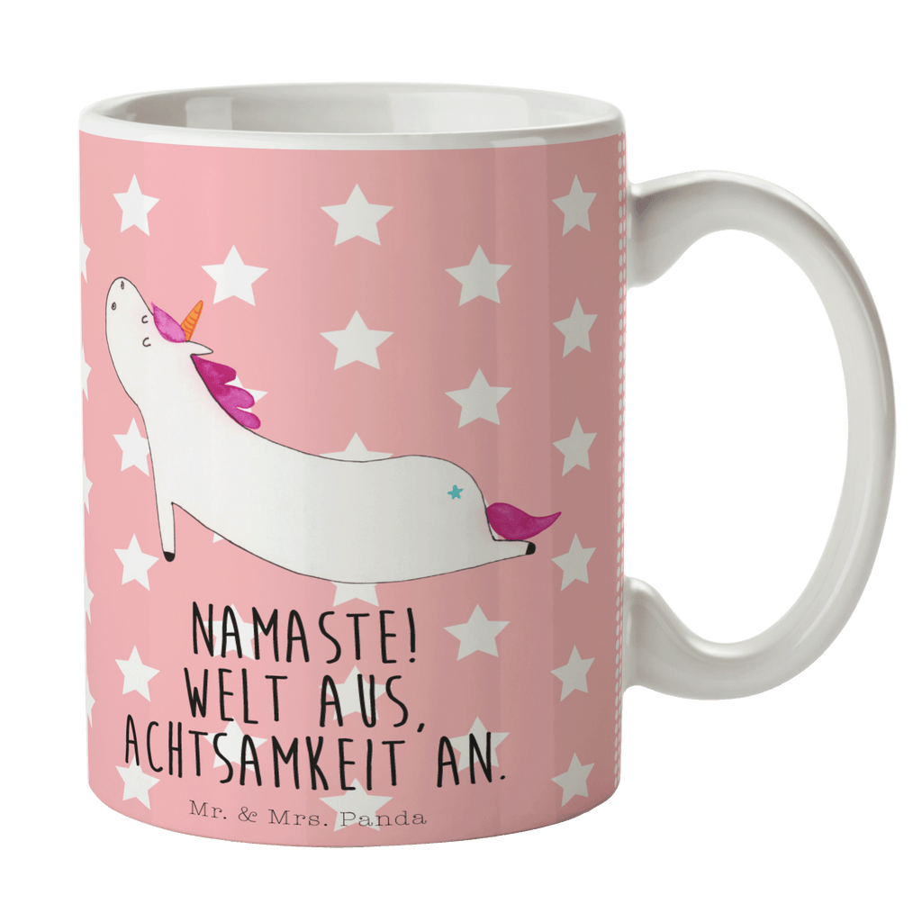 Tasse Einhorn Yoga Einhorn, Einhörner, Unicorn, Yoga, Namaste, Achtsamkeit, Entspannung, Joga, Yogamatte, Sport, lustig, witzig, süß Becher, Kaffeetasse, Kaffeebecher, Tee, Frühstück, Büro  Einhorn, Einhörner, Einhorn Deko, Pegasus, Unicorn