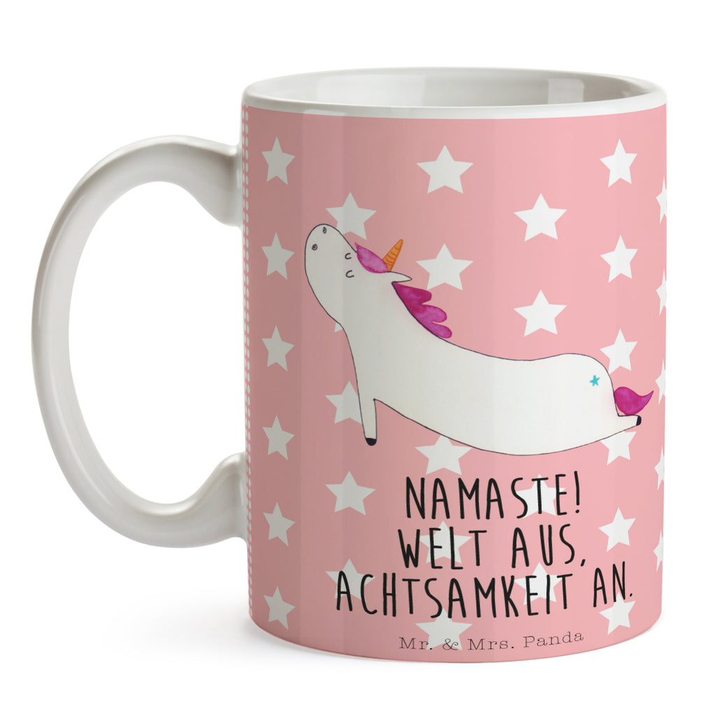 Tasse Einhorn Yoga Einhorn, Einhörner, Unicorn, Yoga, Namaste, Achtsamkeit, Entspannung, Joga, Yogamatte, Sport, lustig, witzig, süß Becher, Kaffeetasse, Kaffeebecher, Tee, Frühstück, Büro  Einhorn, Einhörner, Einhorn Deko, Pegasus, Unicorn